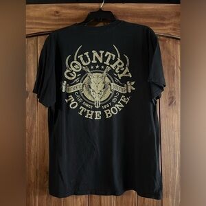Men’s Country to the bone tshirt short sleeve size Large